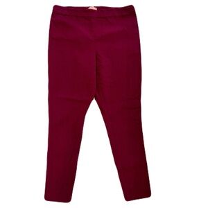 Iyla Women's Burgundy Pull-On Straight Leg Pant Size XL